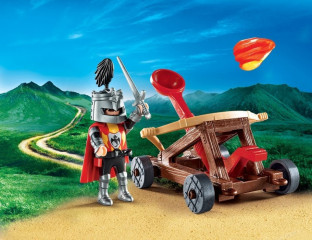 Playmobil 9106 Valiza portabilă Cavaler cu catapulta č.2