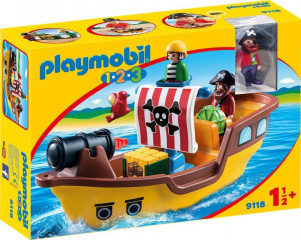 Playmobil 9118 nava de pirați (1.2.3)