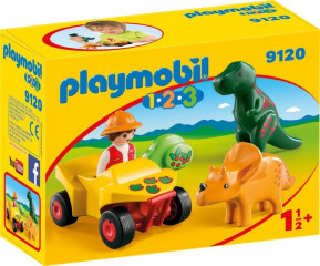 Playmobil 9120 Explorator cu dinozaur (1.2.3)