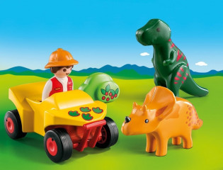 Playmobil 9120 Explorator cu dinozaur (1.2.3) č.2