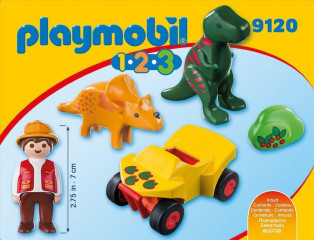 Playmobil 9120 Explorator cu dinozaur (1.2.3) č.3