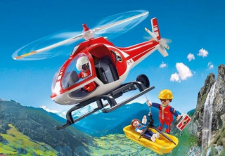 Playmobil 9127 Salvatori montani cu elicopter č.2