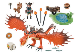Playmobil 9459 Snotlout si Hookfang č.3
