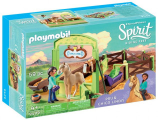 Playmobil 9479 Spațiu îngrijire cai "Pru & Chica Linda" č.1