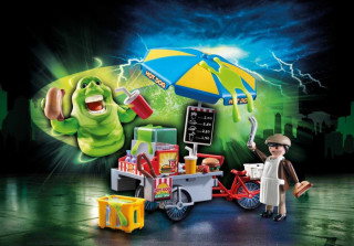 Playmobil 9222 Slimer si standul de hot dog č.2