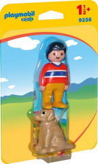 Playmobil 9256 Om cu câine (1.2.3)