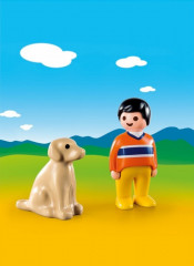 Playmobil 9256 Om cu câine (1.2.3) č.2