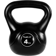 Greutate Kettlebell MOVIT 4 kg | negru