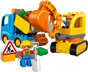 LEGO Duplo 10812 Camion si excavator pe senile č.2