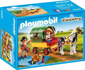 Playmobil 6948 Trăsura cu ponei la picnic č.1