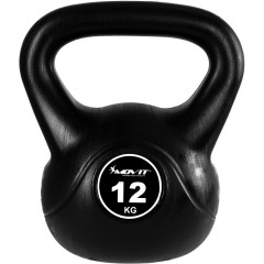 Greutate Kettlebell MOVIT 12 kg | negru