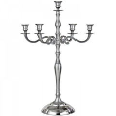 Sfeșnic de Crăciun 60 cm | argintiu č.2