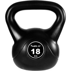 Greutate Kettlebell MOVIT 18 kg | negru