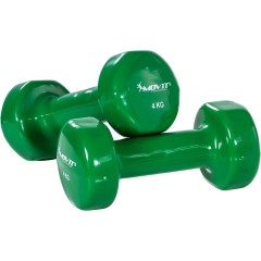 Gantere de vinil MOVIT 2x 4 kg  | verde č.1