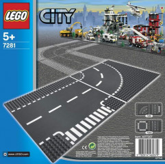 LEGO City 7281 Intersecție în T și curbe č.1