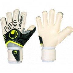 Mănuși de portar Uhlsport Ergonomic Absolutgrip 100037901 | Yellow-black-white | mărimea 8 č.1