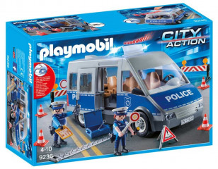 Playmobil 9236 Polițist cu duba č.1