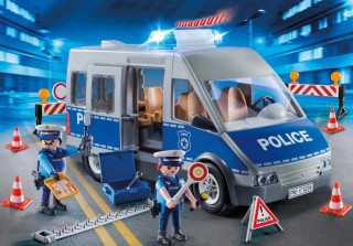 Playmobil 9236 Polițist cu duba č.2