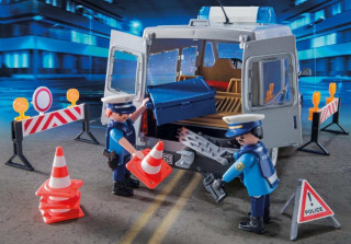 Playmobil 9236 Polițist cu duba č.3
