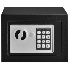 Seif cu lacăt electronic 23 x 17 x 17 cm | negru č.1