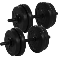 Gantere pentru o mână MOVIT 2 x 10 kg