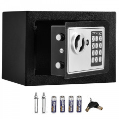 Seif cu lacăt electronic 23 x 17 x 17 cm | negru č.2