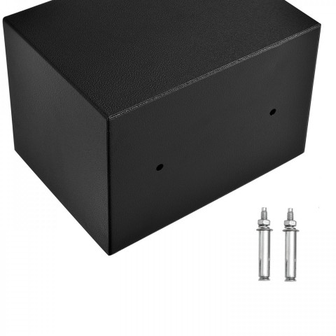 Seif cu lacăt electronic 23 x 17 x 17 cm | negru č.5