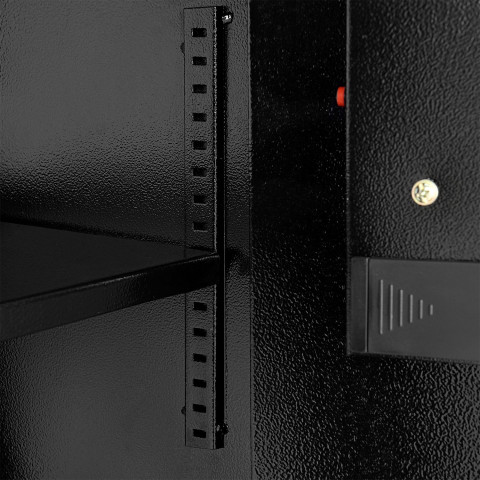 Seif cu lacăt electronic 50 x 35 x 35 cm | negru č.5