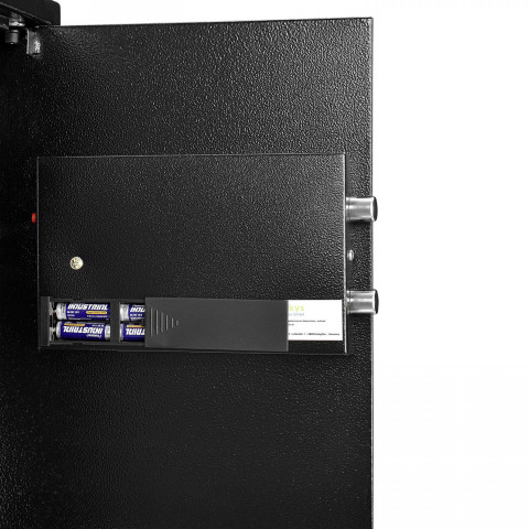 Seif cu lacăt electronic 50 x 35 x 35 cm | negru č.6