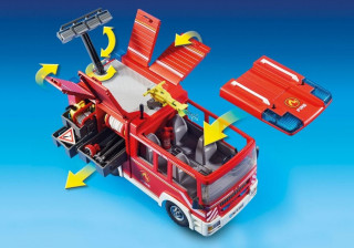 Playmobil 9464 Mașina De Pompieri Cu Furtun č.3