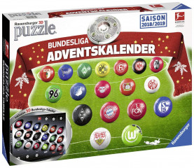 Advent calendar Bundesliga 3D Ravensburger 2018/2019 č.1