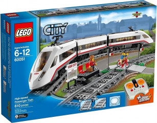 LEGO CITY 60051 Tren de mare viteza, pentru pasageri č.1