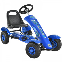 Kart cu pedale pentru copii | albastru