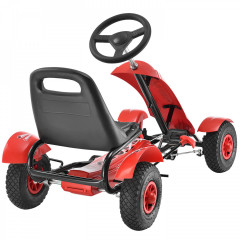 Kart cu pedale pentru copii | roșu č.2