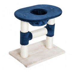 Ansamblu de joacă pentru pisici 48x50x35 cm | albastru închis