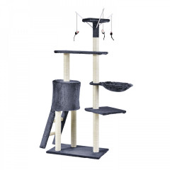 Ansamblu de joacă pentru pisici 138x55x35 cm | gri č.3