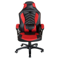 Scaun gaming, cu funcție de masaj și încălzire Lana | negru - roșu č.1