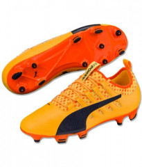 Ghete de fotbal Puma evoPOWER VIGOR 2 AG 10395404 | Yellow-Peacot-Orange | mărimea 42 (US 9 / UK 8) č.1