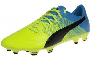 Ghete de fotbal Puma evoPOWER 2.3 FG 10352801 |Yellow-Black-atmc blue| mărimea 46,5 (US 12,5 / UK 11,5) č.2