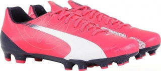 Ghete de fotbal Puma evoSPEED 5-3 FG 10311105 |Bright plasma-white-Peacot| mărimea 44,5 (US 11 / UK 10)