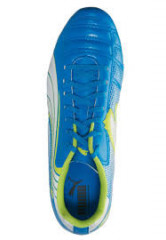 Ghete de fotbal PUMA V5.11 I FG 10234206 |albastra-alb-lime| mărimea 35,5 (US 4 / UK 3) č.3