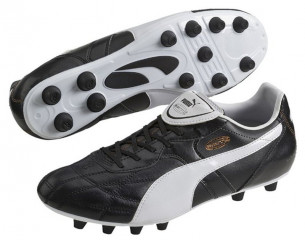 Ghete de fotbal PUMA Esito Classico FG 10333601 |negru-alba| mărimea 41 (US 8,5 / UK 7,5) č.1