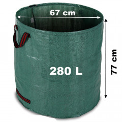 Sac pentru grădină verde 280l | 2buc. č.3