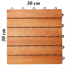 Dale din lemn de eucalipt nobil | 30x30x2,5 cm č.3