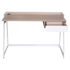 Masă PC 120 x 60 x 80 cm | alb + stejar č.3
