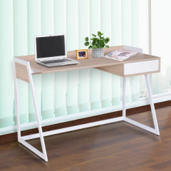 Masă PC 120 x 60 x 80 cm | alb + stejar č.2