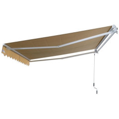 Marchiză retractabilă 3,95 x 2,5 m | crem č.2