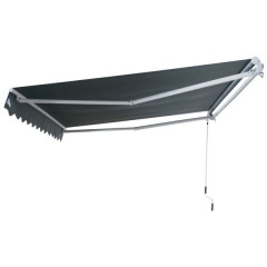 Marchiză retractabilă 3,95 x 2,5 m | gri č.2