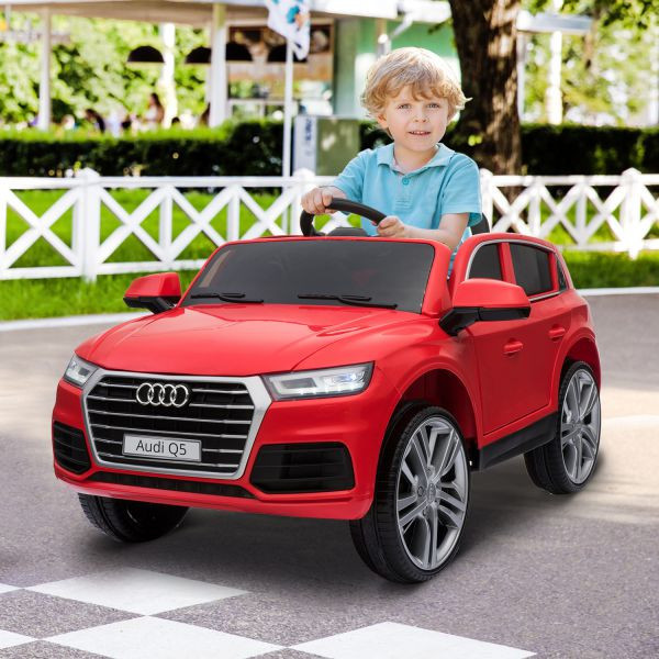 Mașină de lux pentru copii Audi Q5 cu telecomandă | roșu