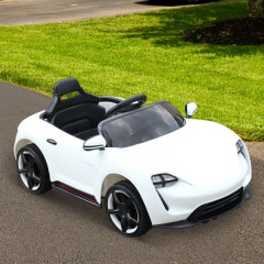 Mașină sport pentru copii NEON QLS cu telecomandă | alb č.2